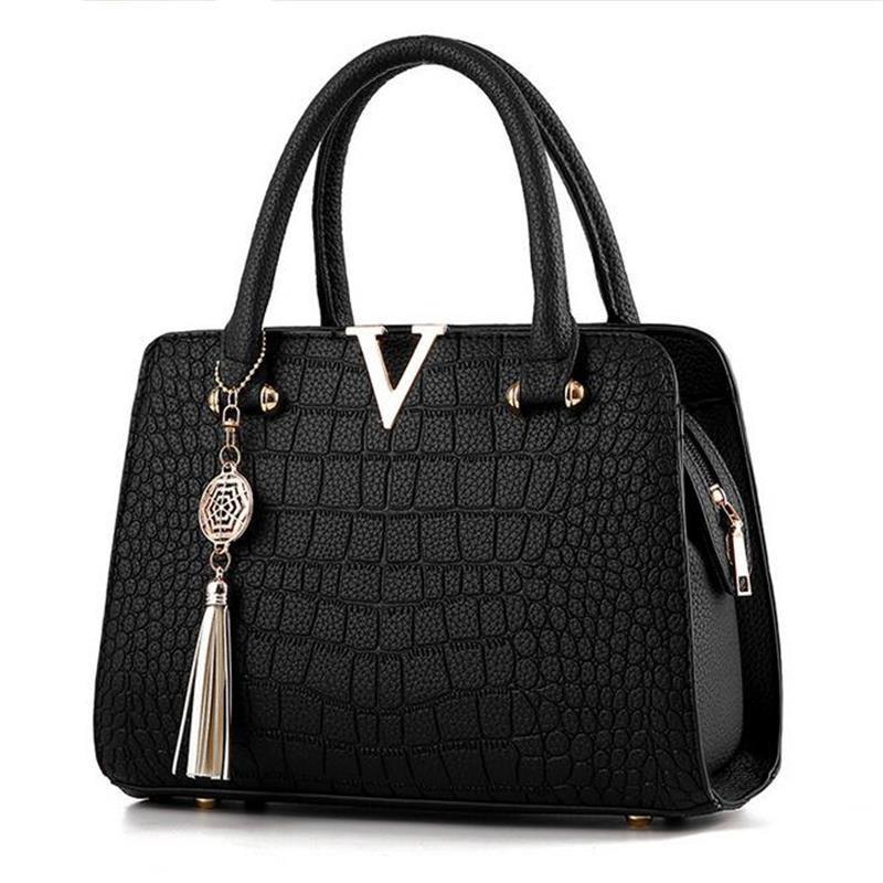 Bolsa de Couro Crocodile