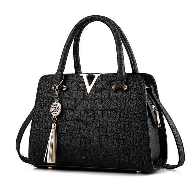 Bolsa de Couro Crocodile