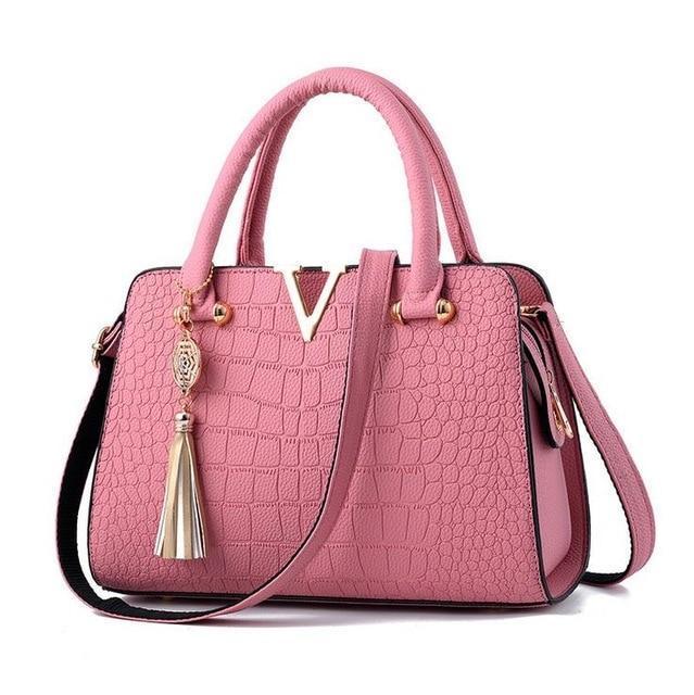 Bolsa de Couro Crocodile