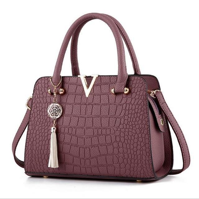 Bolsa de Couro Crocodile